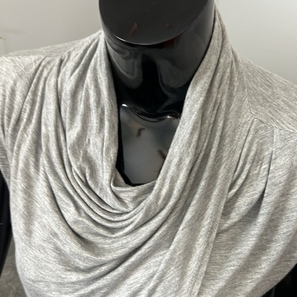 Heather Grey Cowl Neck Pullover - Picture 6 of 6